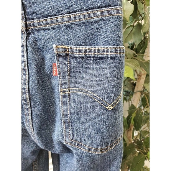 Levi's 550 Men's Blue Denim 100% Cotton Relaxed Fit 16 Husky Jeans Size 34/28 - Picture 6 of 10